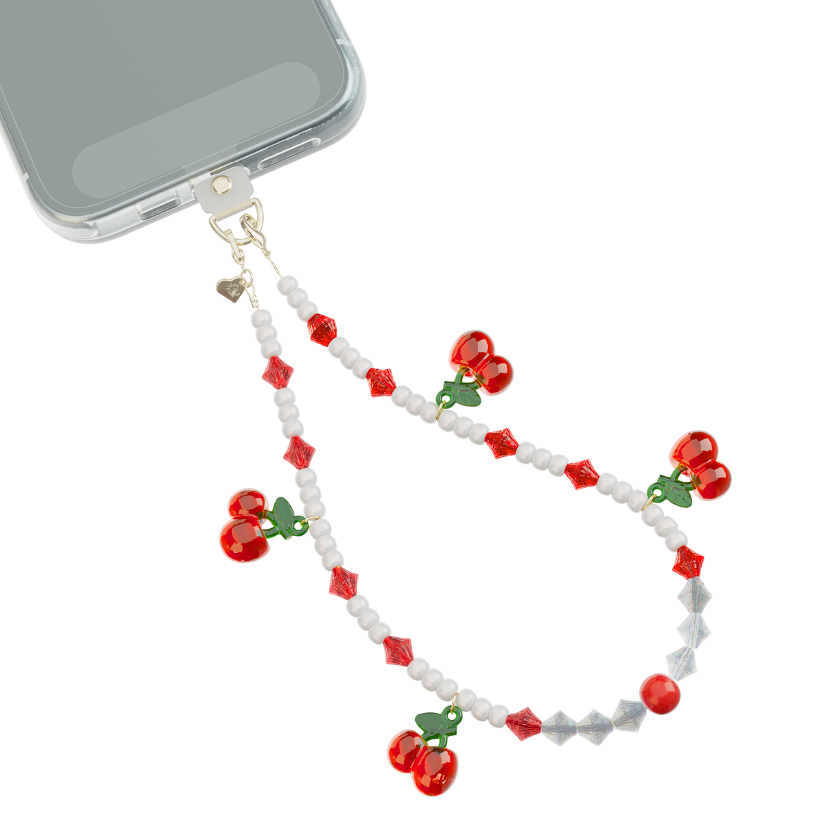 Phone Charm Wristlet - Mon Cheri Cherry