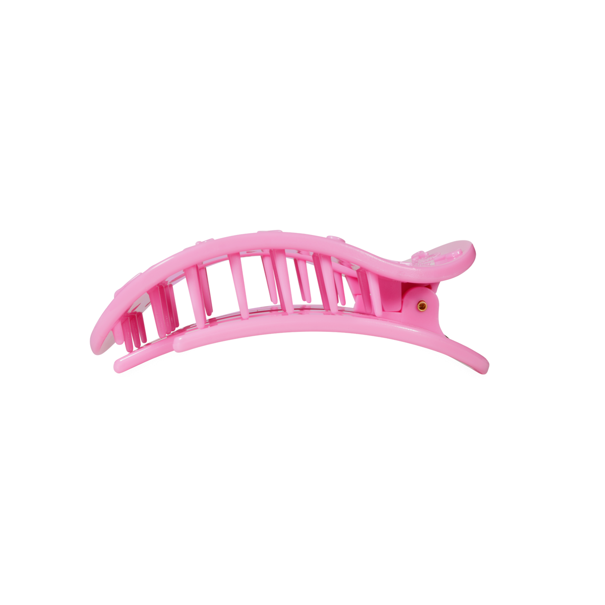 Pink Ribbon | Medium | Flat Round Clip