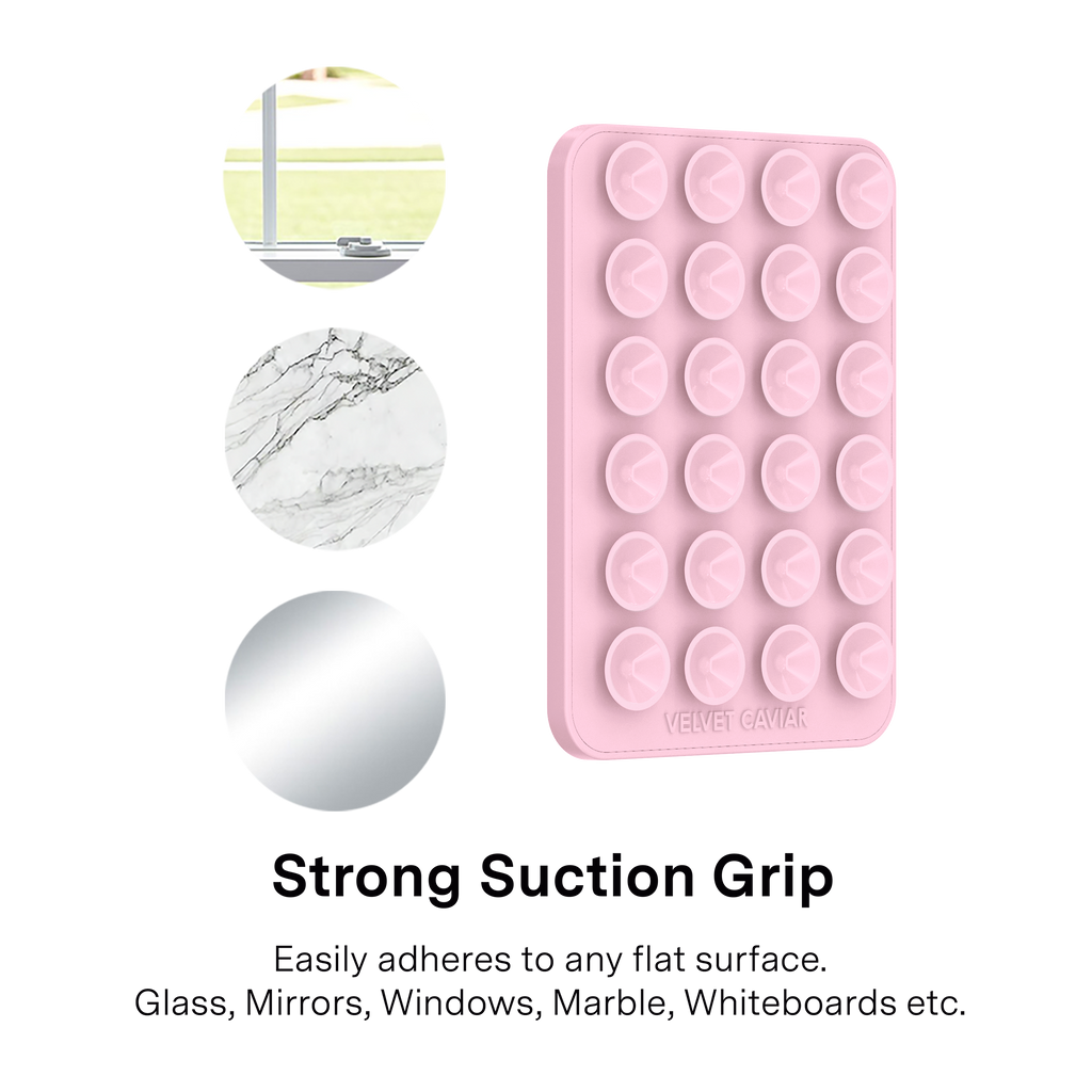 Magnetic Suction Phone Mount- Strawberry Milk