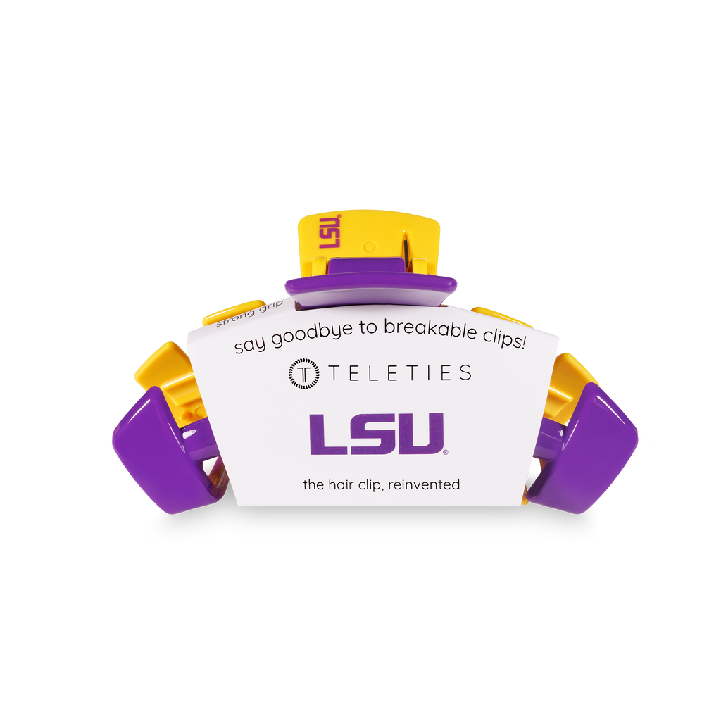 Classic College Hair Clip | Medium | LSU