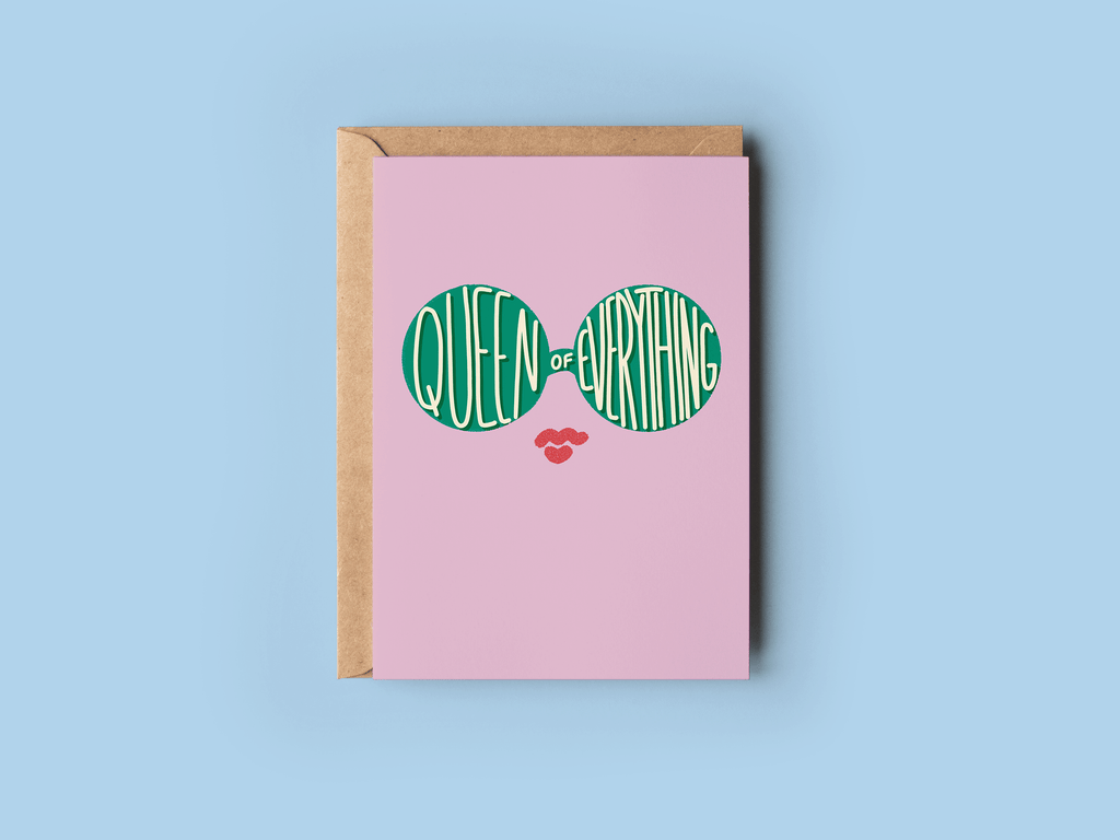 Queen of Everything Greeting Card