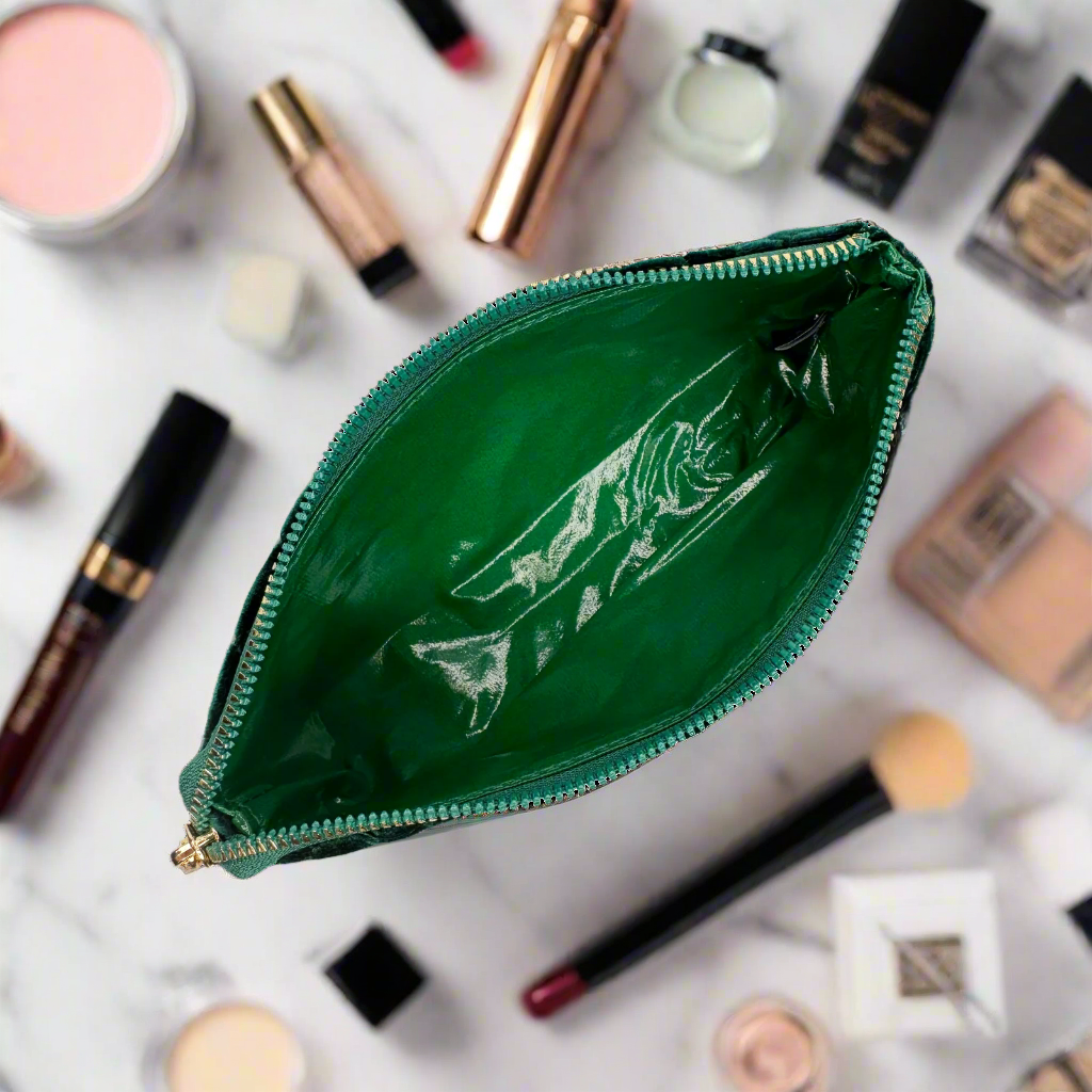 Sleek Stash Go-To-Case Emerald Velvet - PurseN