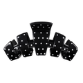 Classic Black Polka Dot Party Large Claw Clip