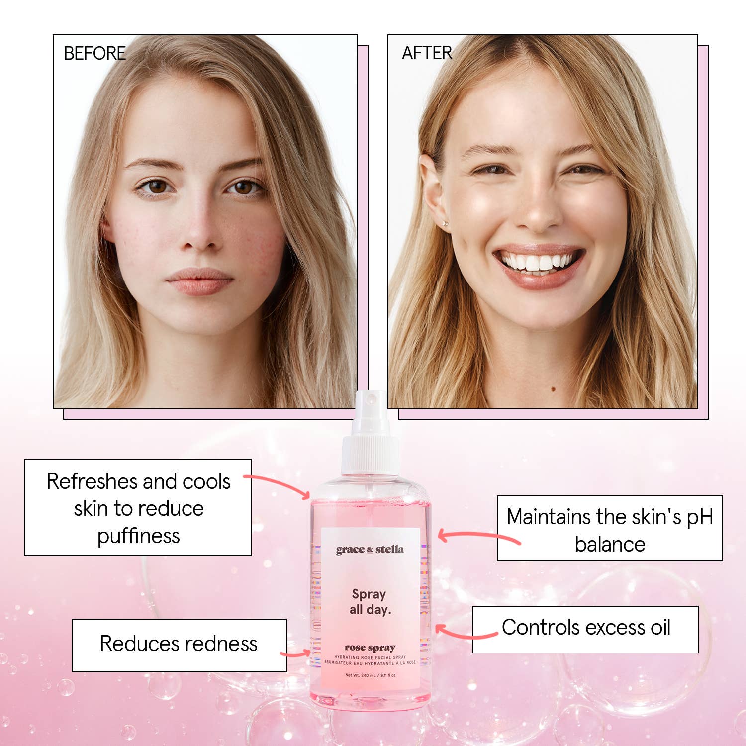 Rose Toner Spray (240 ml)