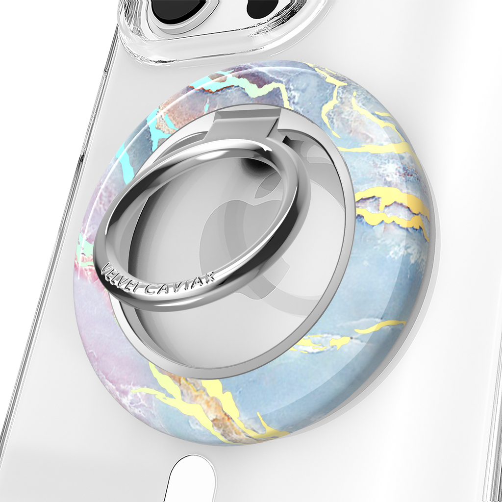 Magnetic Phone Ring & Stand - Holo Moonstone