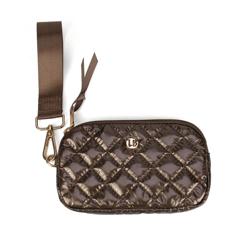 Keychain Wristlet Wallet Large Cappuccino 