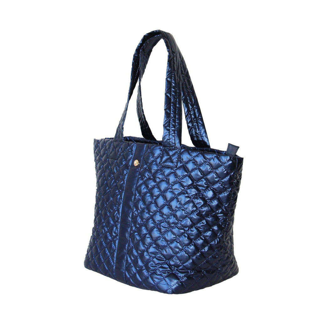 Diamond Tote Shoulder Bag Sapphire Navy