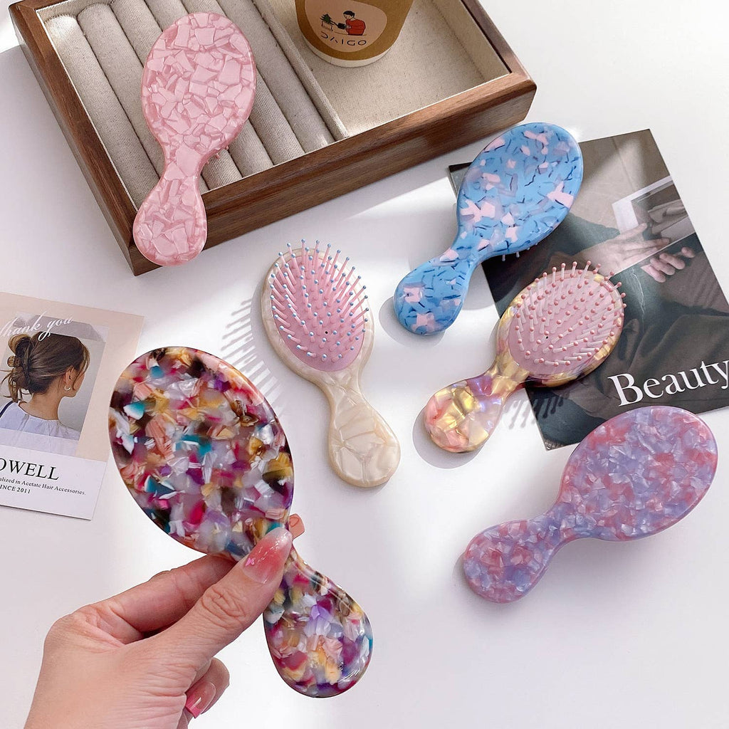 Pastel Acetate Small Air Cushion Massage Hair Brush
