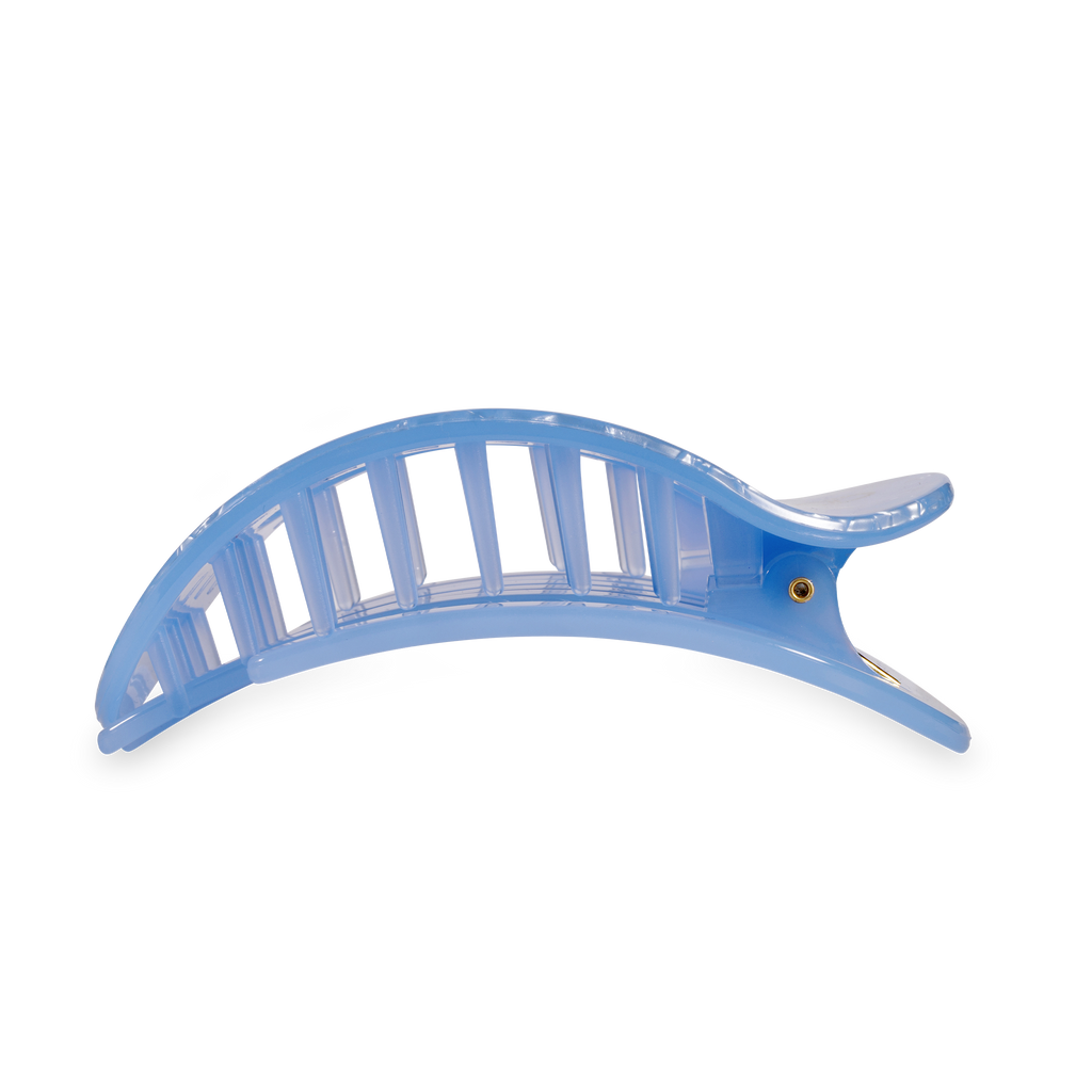 Flat Round Hair Clip | Large | Blue Lagoon