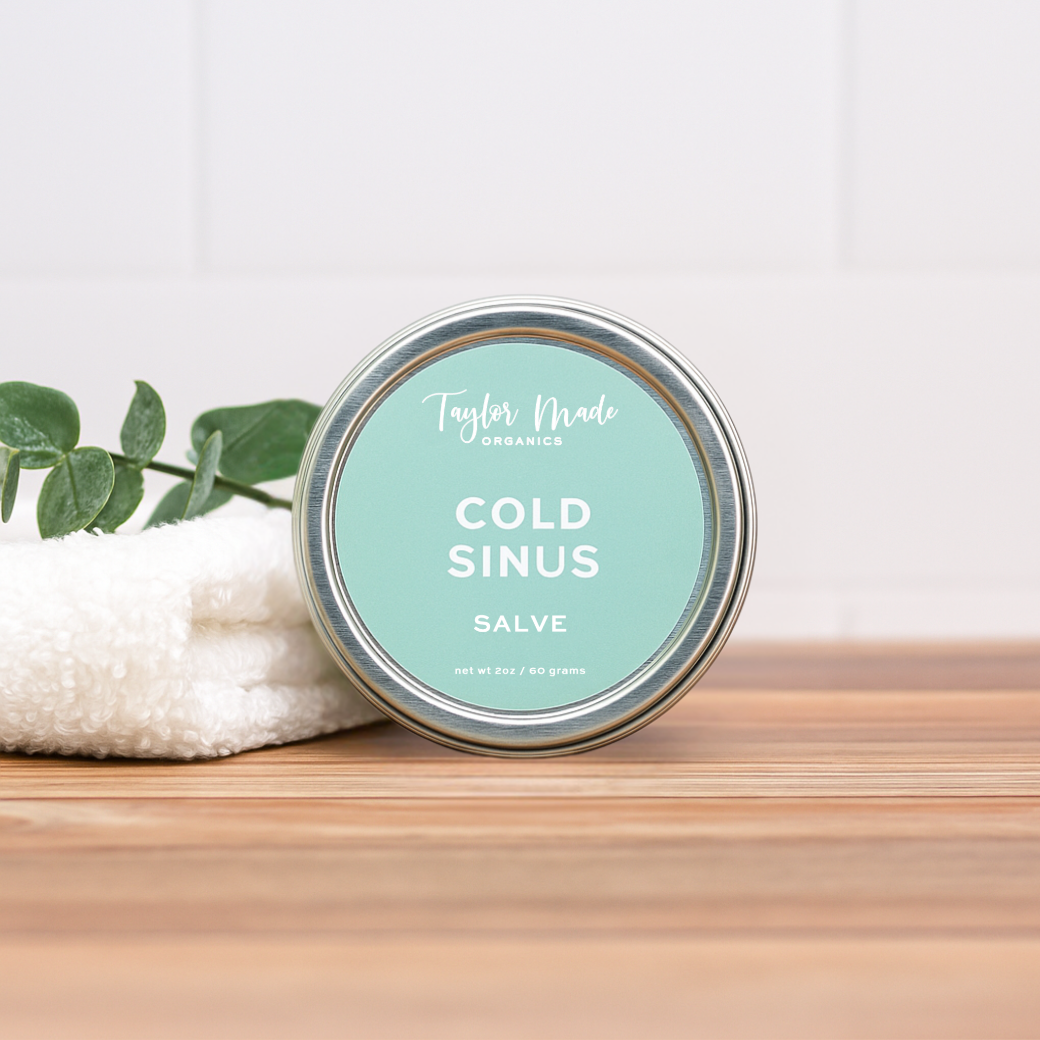 Cold & Sinus Salve – Camphor-Free Natural Vapor Rub