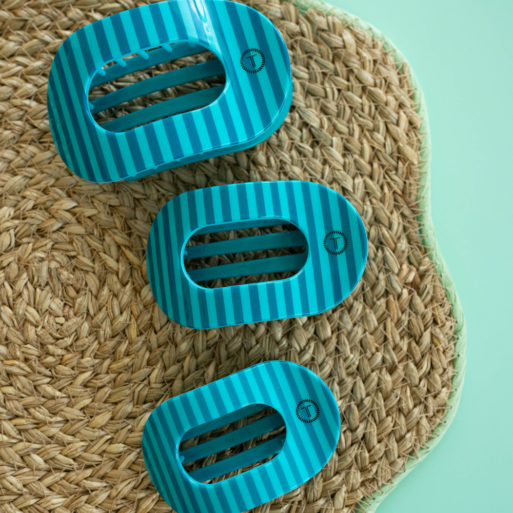 Splash Zone | Large | Flat Round Hair Clip