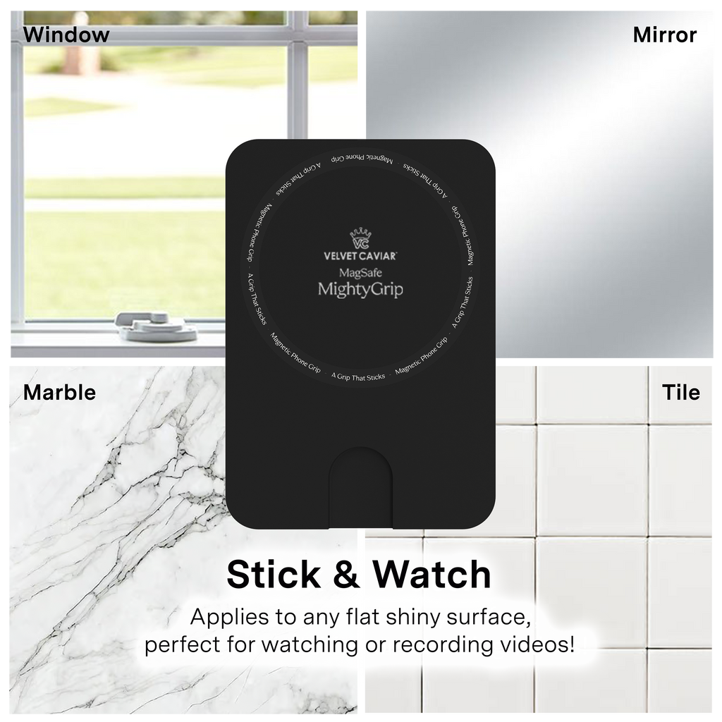 Magnetic Suction Phone Mount- Black