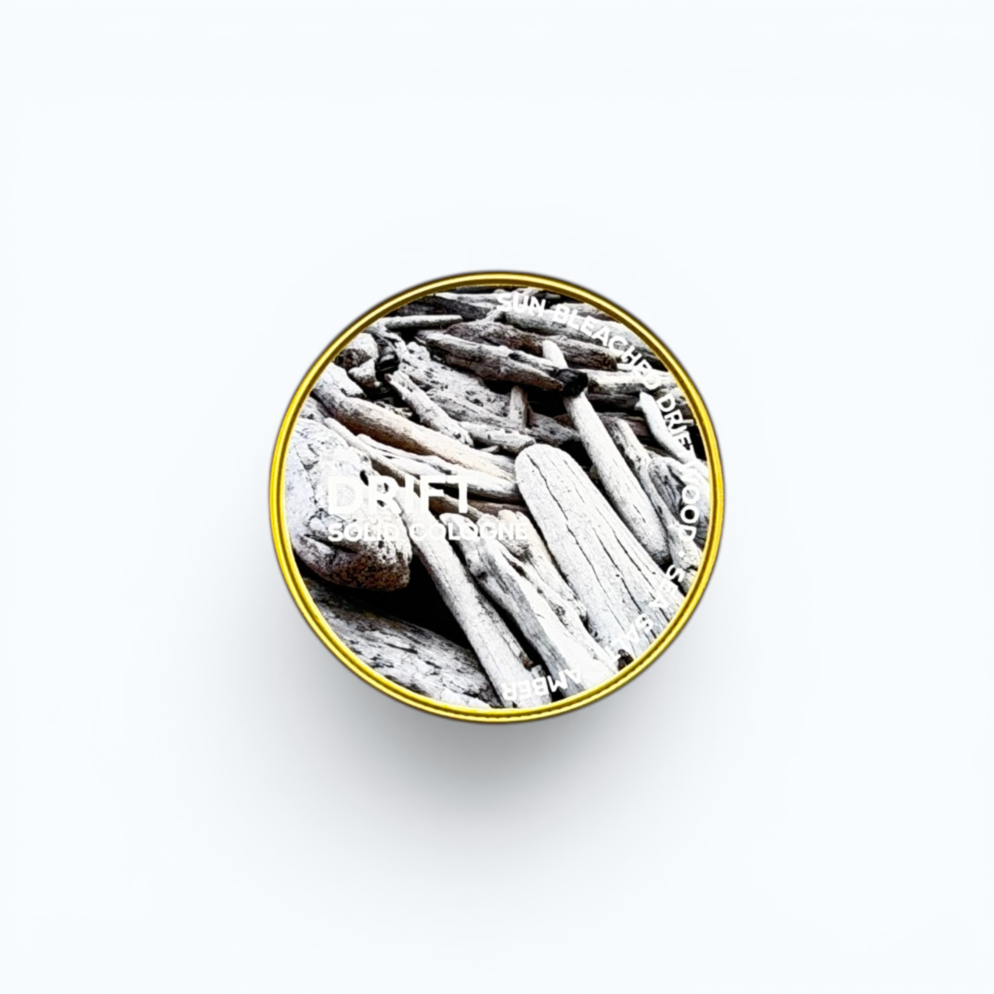 DRIFT Solid Cologne • Sun-Bleached Driftwood, Salt & Amber