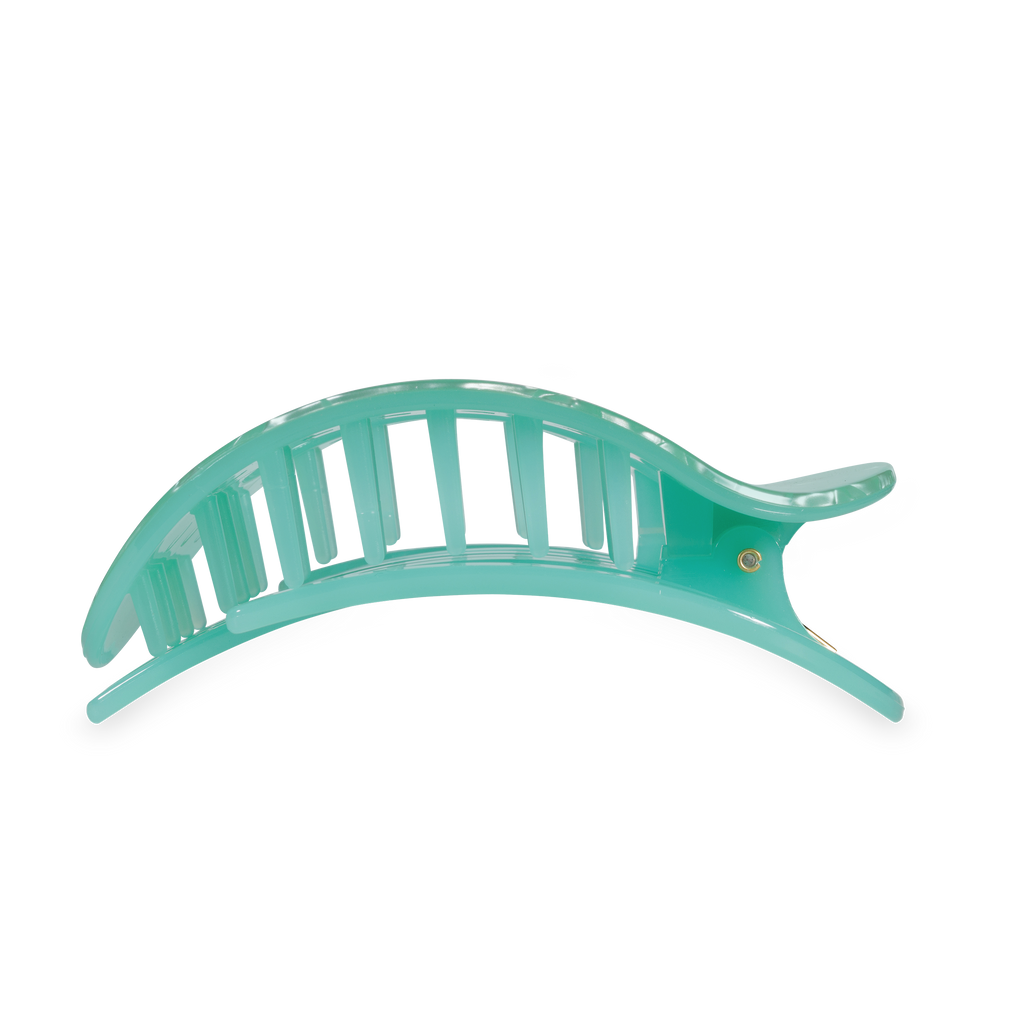 Flat Round Hair Clip | Large | Spring Splash