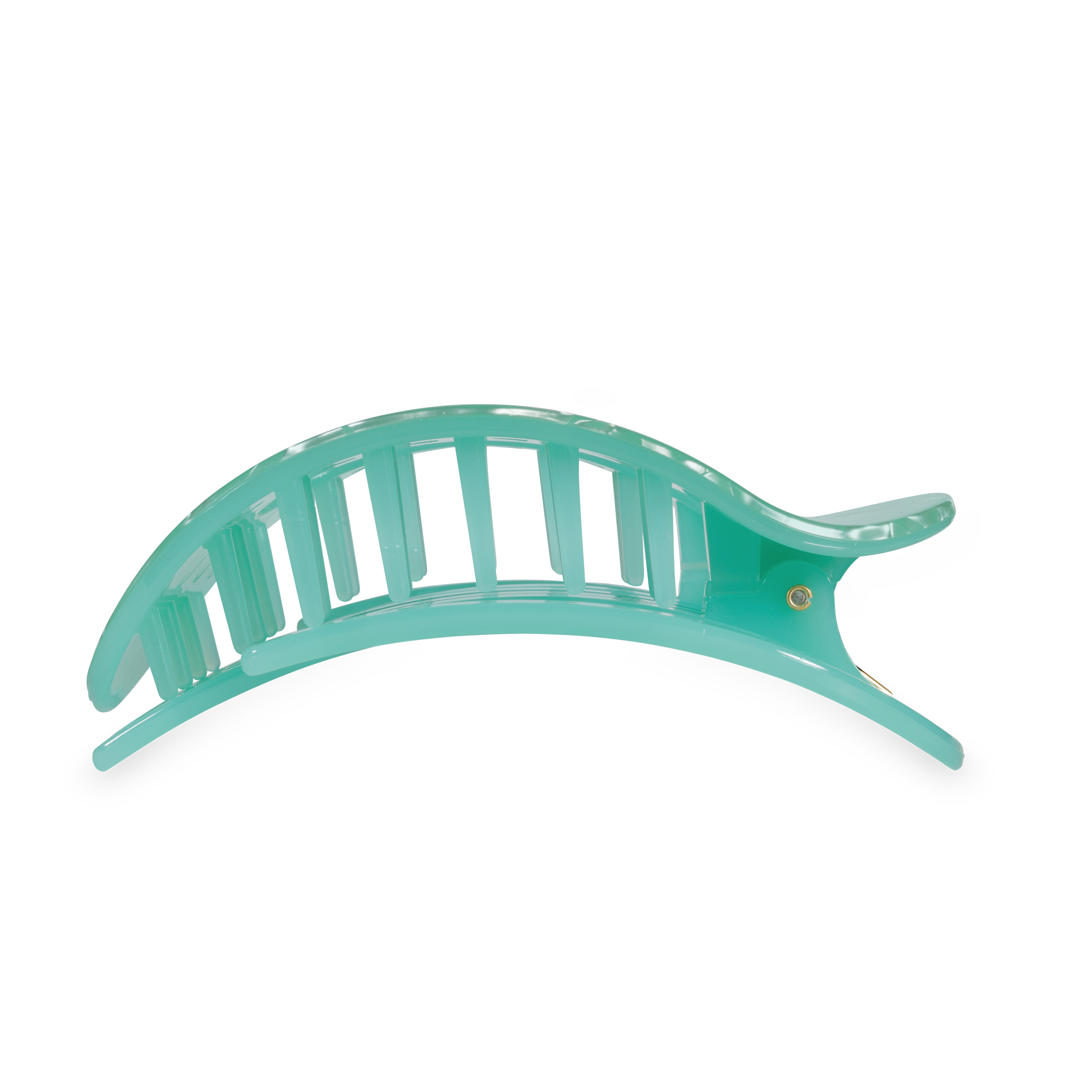 Flat Round Hair Clip | Large | Spring Splash