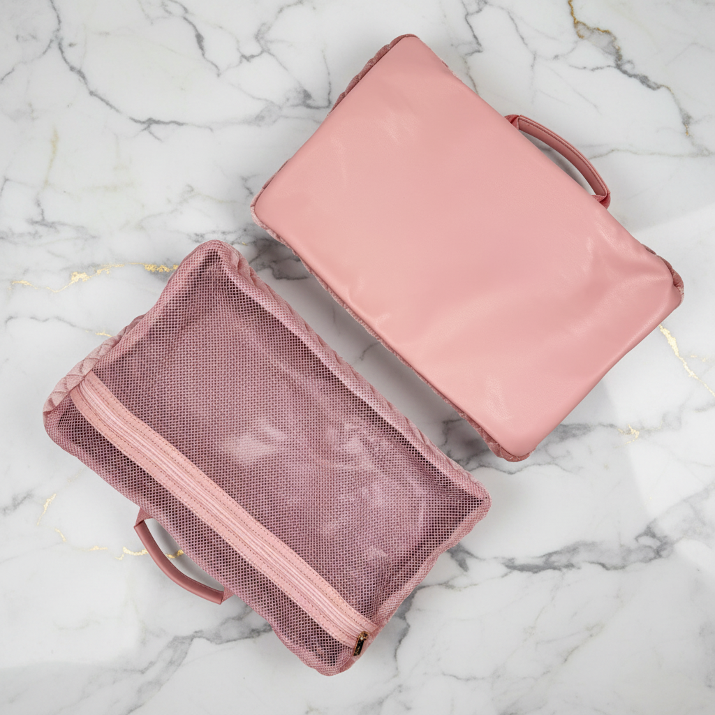 Signature VIP Duffel - Blush Velvet