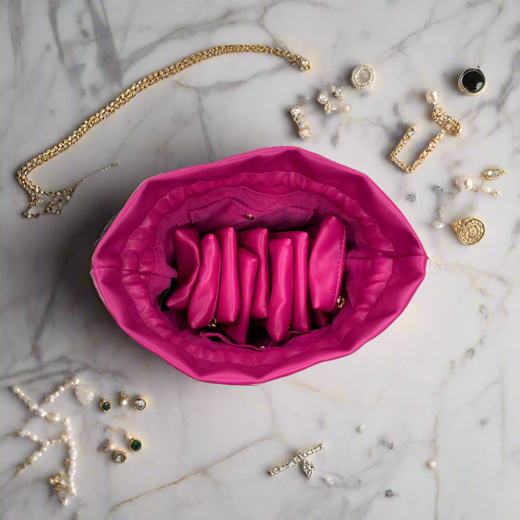 Oprah's Favorite Things 2021 - Ultra Jewelry Case - Fuchsia Velvet